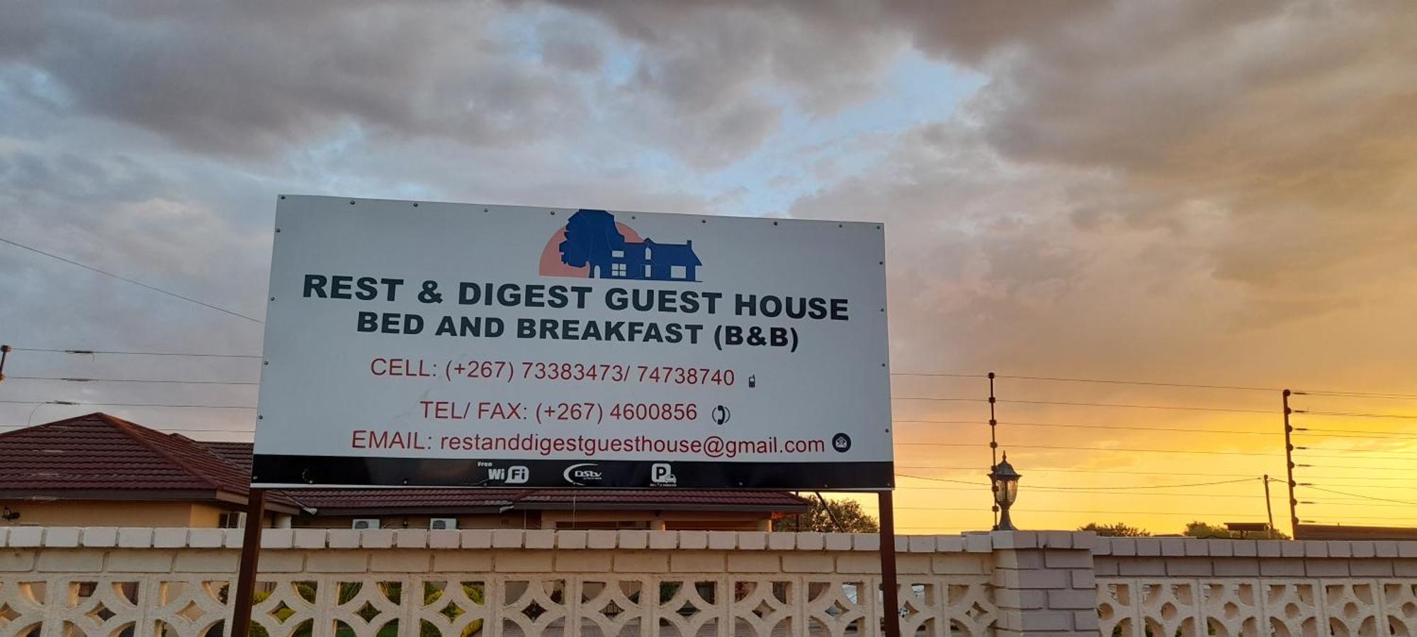 Rest & Digest Bed & Breakfast Serowe Luaran gambar